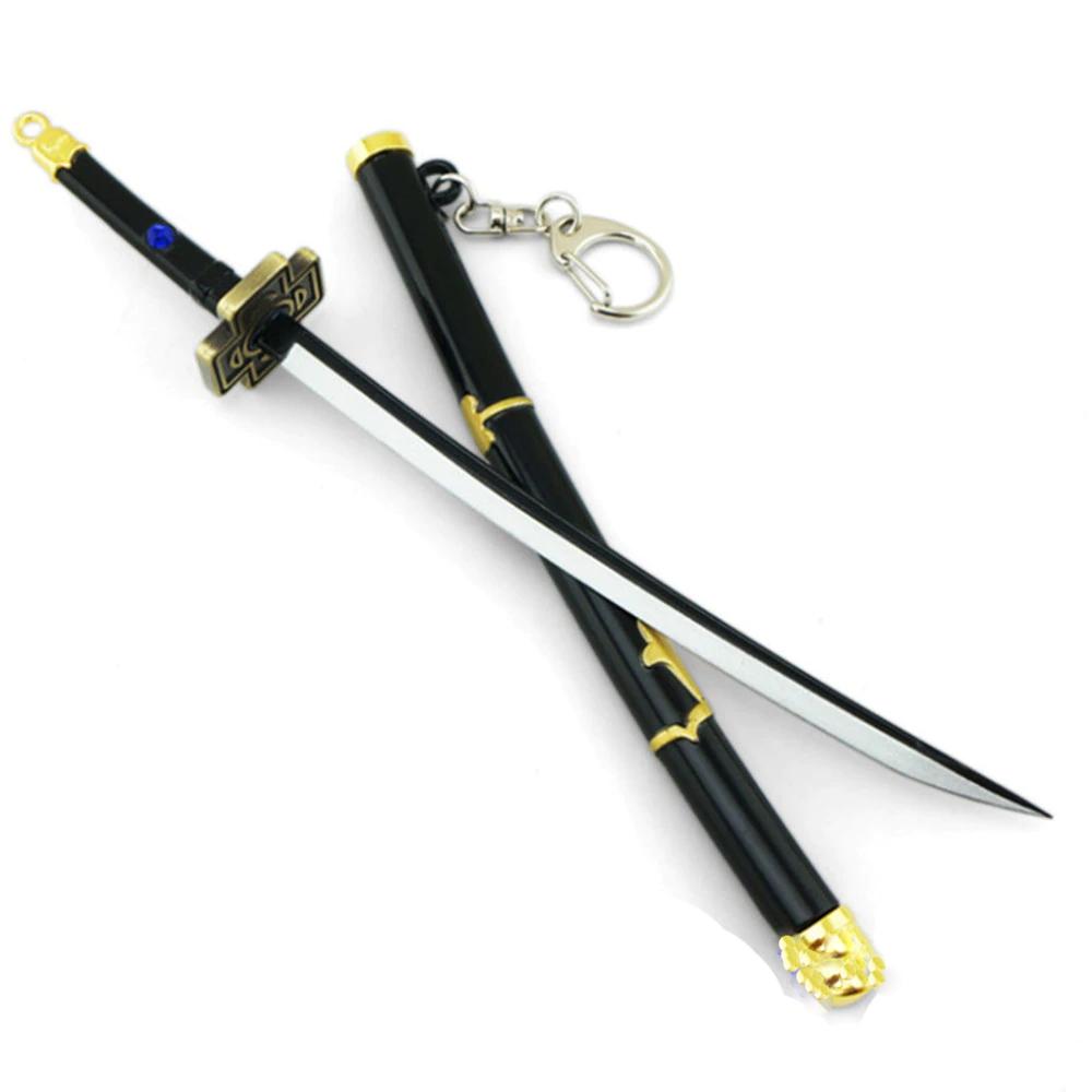 Weapon model One Piece Roronoa Zoro Katana Sword 22 cm Keychain