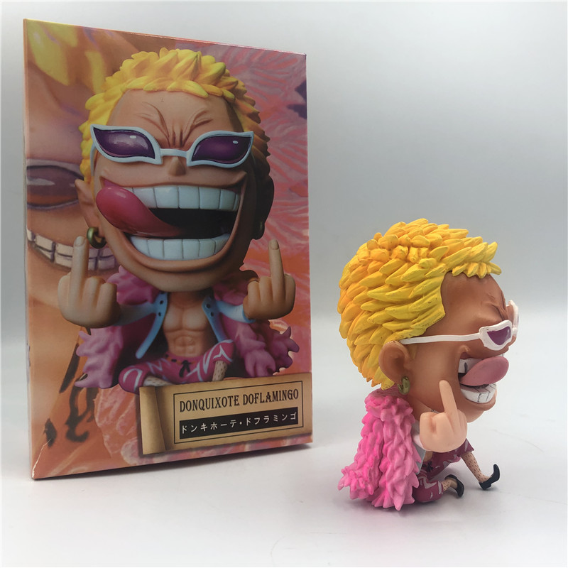 Zoro Luffy Sanji Nami Robin Brook Chopper Ace Usopp Sitting Action Figures for Kids