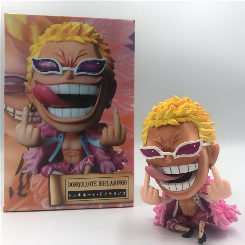Zoro Luffy Sanji Nami Robin Brook Chopper Ace Usopp Sitting Action Figures for Kids