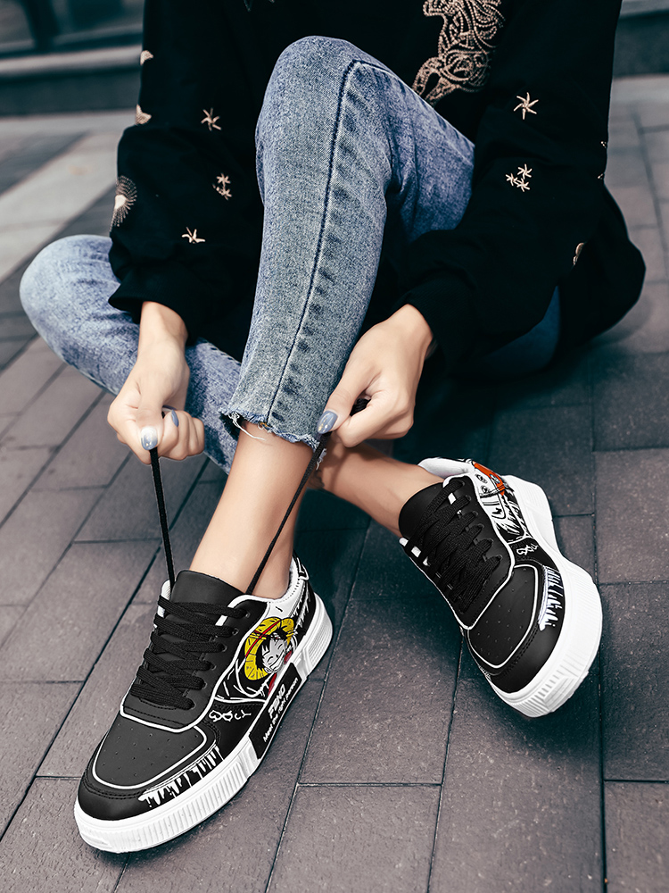 One Piece Luffy Zoro Sneakers Casual Shoes Anime Men Women