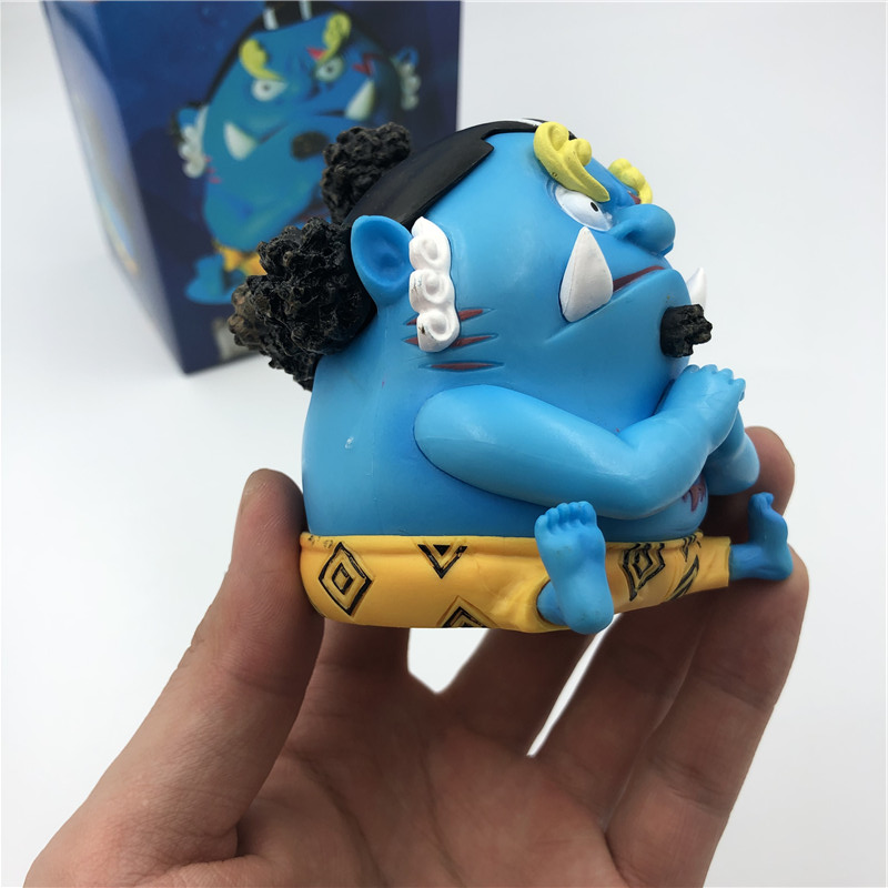 Zoro Luffy Sanji Nami Robin Brook Chopper Ace Usopp Sitting Action Figures for Kids