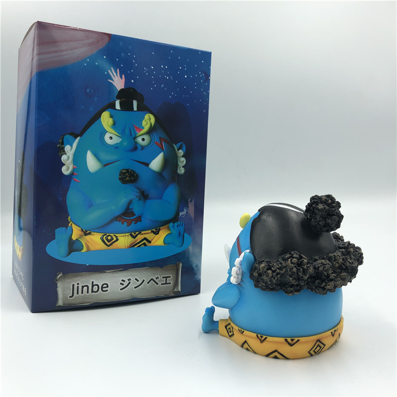 Zoro Luffy Sanji Nami Robin Brook Chopper Ace Usopp Sitting Action Figures for Kids