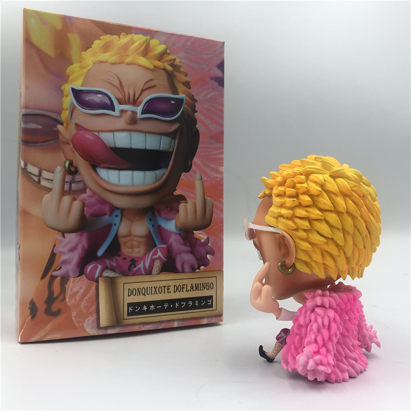 Zoro Luffy Sanji Nami Robin Brook Chopper Ace Usopp Sitting Action Figures for Kids