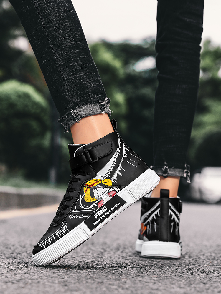 One Piece Luffy Zoro Sneakers Casual Shoes Anime Men Women