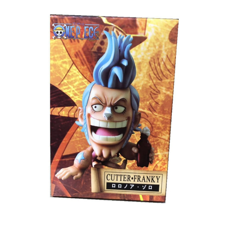 Zoro Luffy Sanji Nami Robin Brook Chopper Ace Usopp Sitting Action Figures for Kids