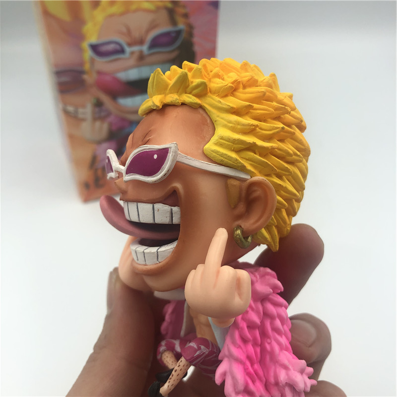 Zoro Luffy Sanji Nami Robin Brook Chopper Ace Usopp Sitting Action Figures for Kids