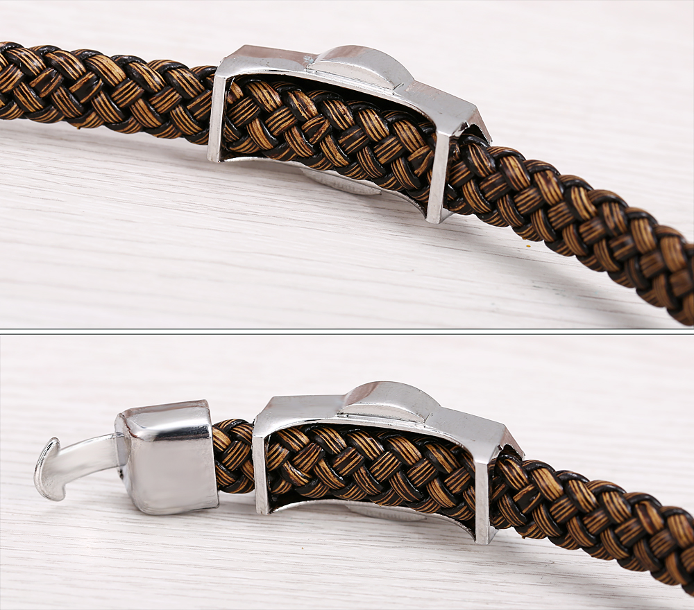 Attack on Titan Wings of Liberty Bracelet Men Women Metal Leather Wristband Necklace