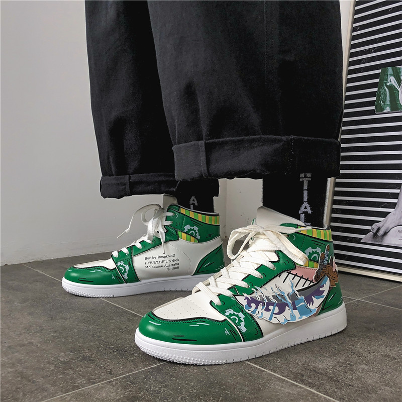 One Piece Luffy Zoro Sneakers Casual Shoes Anime Men Women
