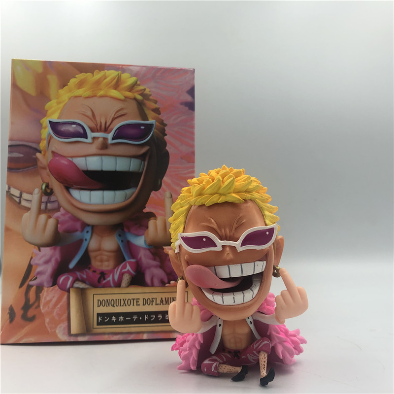 Zoro Luffy Sanji Nami Robin Brook Chopper Ace Usopp Sitting Action Figures for Kids