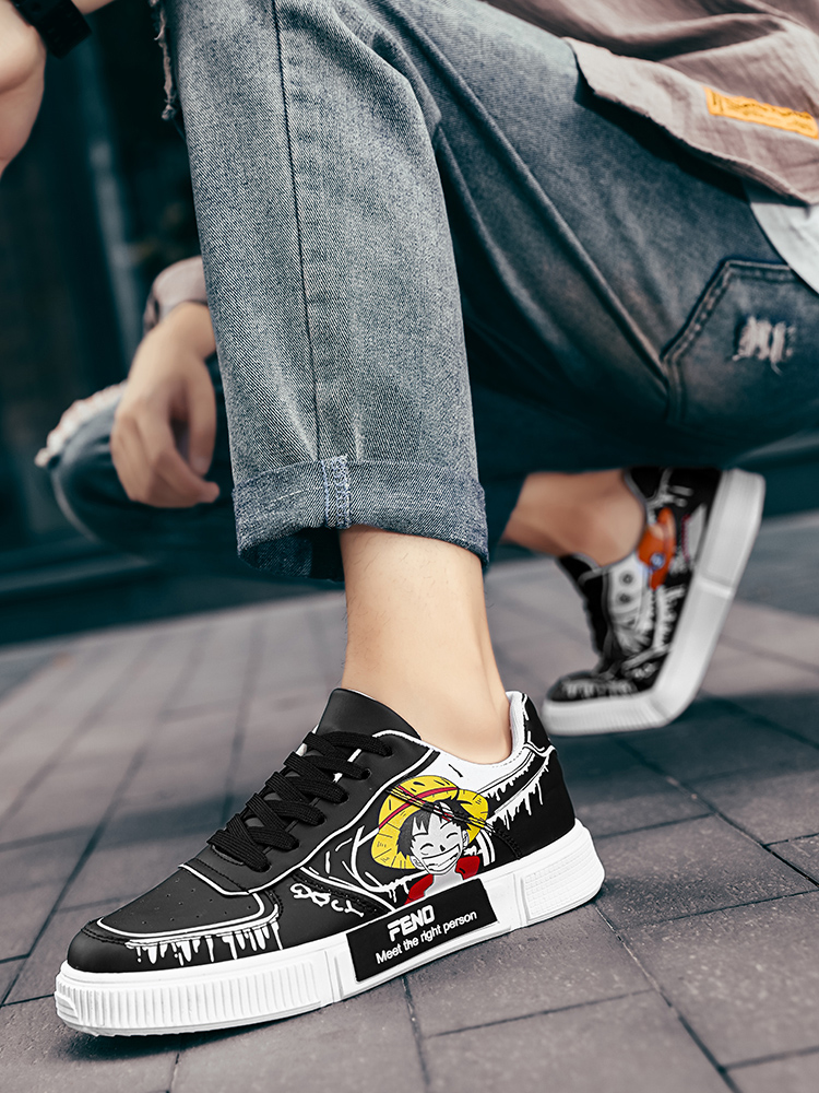 One Piece Luffy Zoro Sneakers Casual Shoes Anime Men Women