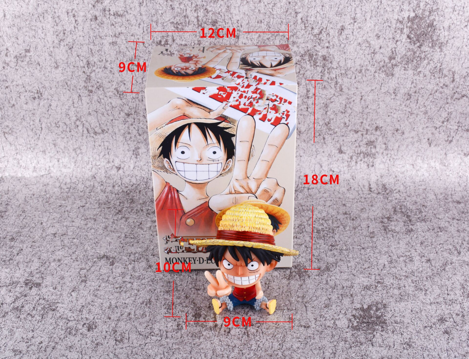 Zoro Luffy Sanji Nami Robin Brook Chopper Ace Usopp Sitting Action Figures for Kids