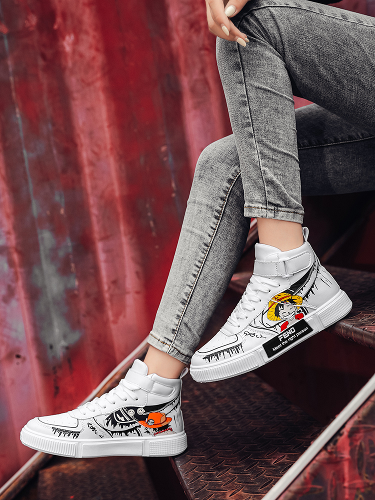 One Piece Luffy Zoro Sneakers Casual Shoes Anime Men Women
