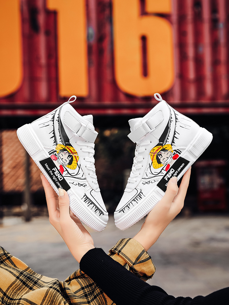One Piece Luffy Zoro Sneakers Casual Shoes Anime Men Women