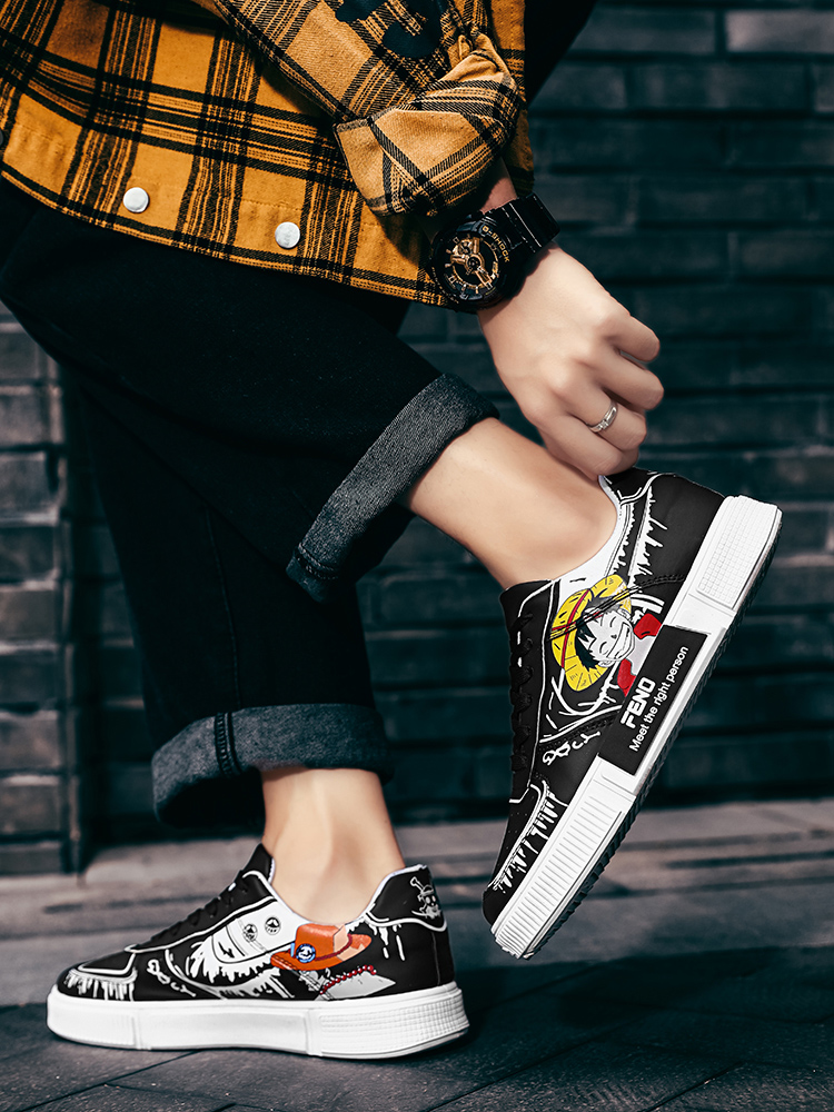 One Piece Luffy Zoro Sneakers Casual Shoes Anime Men Women