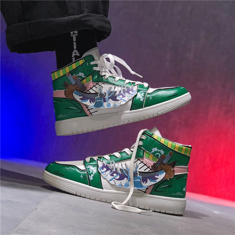 One Piece Luffy Zoro Sneakers Casual Shoes Anime Men Women