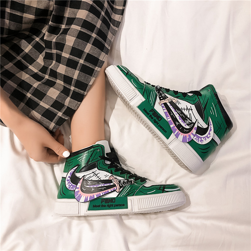One Piece Luffy Zoro Sneakers Casual Shoes Anime Men Women