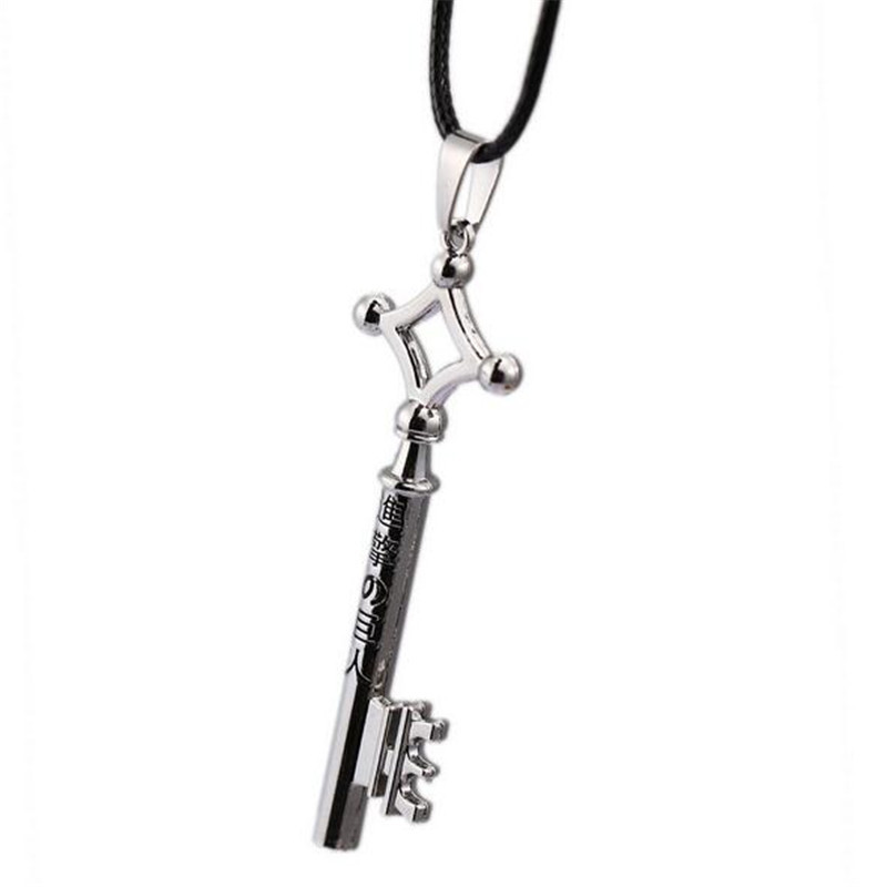 Attack on Titan Wings of Liberty Bracelet Men Women Metal Leather Wristband Necklace