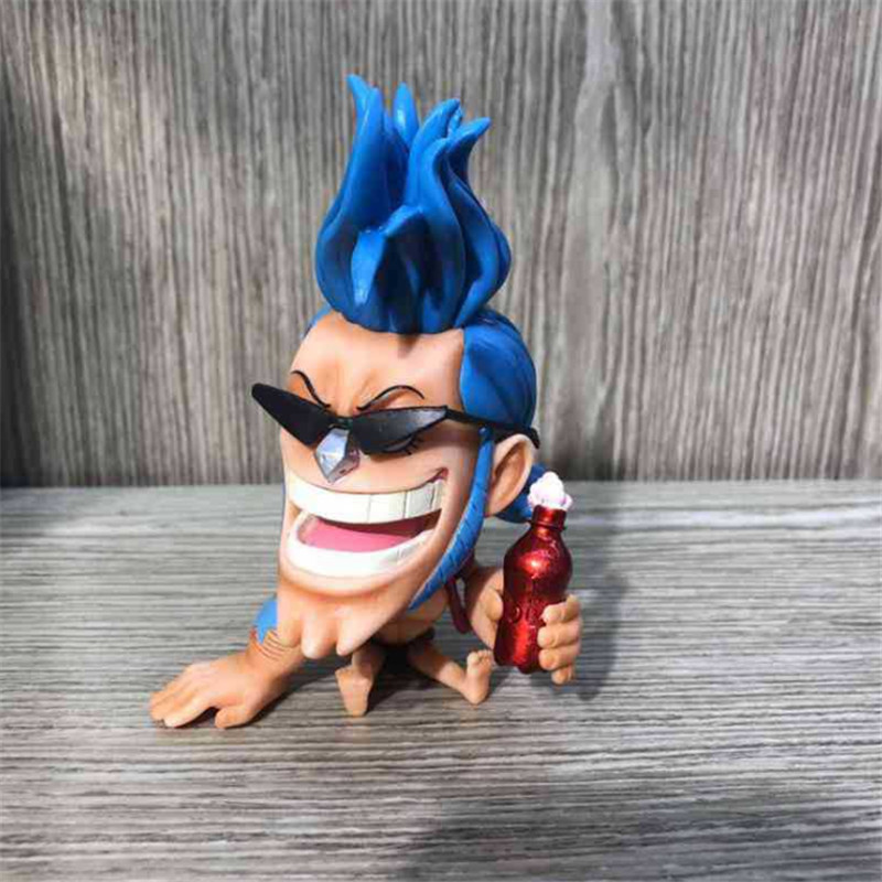 Zoro Luffy Sanji Nami Robin Brook Chopper Ace Usopp Sitting Action Figures for Kids