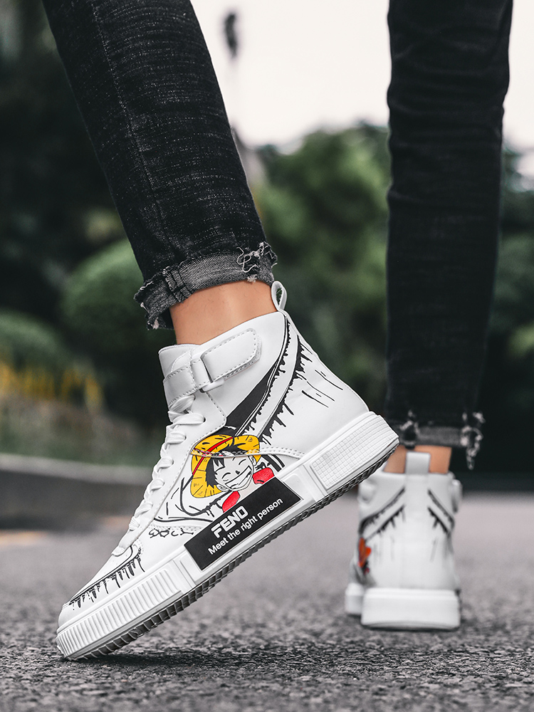 One Piece Luffy Zoro Sneakers Casual Shoes Anime Men Women