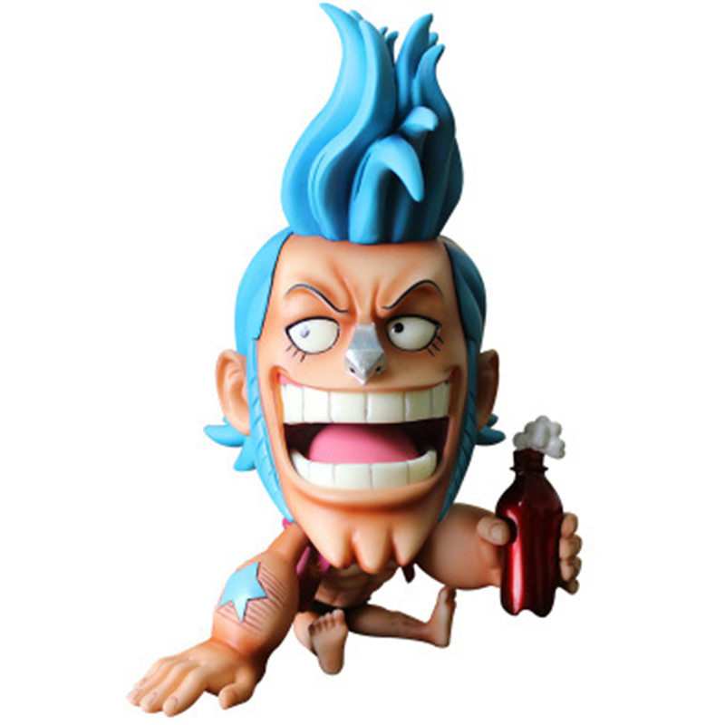 Zoro Luffy Sanji Nami Robin Brook Chopper Ace Usopp Sitting Action Figures for Kids