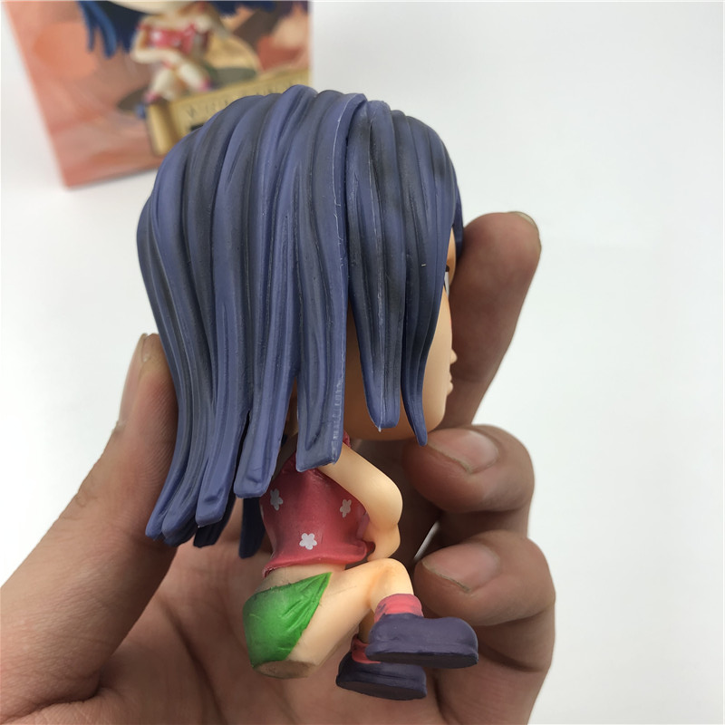 Zoro Luffy Sanji Nami Robin Brook Chopper Ace Usopp Sitting Action Figures for Kids