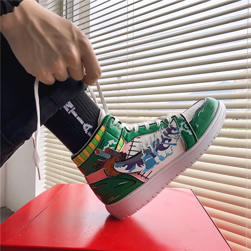 One Piece Luffy Zoro Sneakers Casual Shoes Anime Men Women