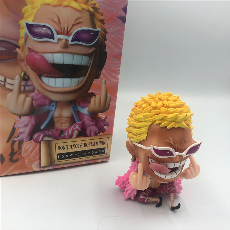 Zoro Luffy Sanji Nami Robin Brook Chopper Ace Usopp Sitting Action Figures for Kids