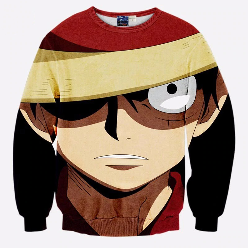 Monkey D Luffy Long sleeve Sweatshirt Pullover