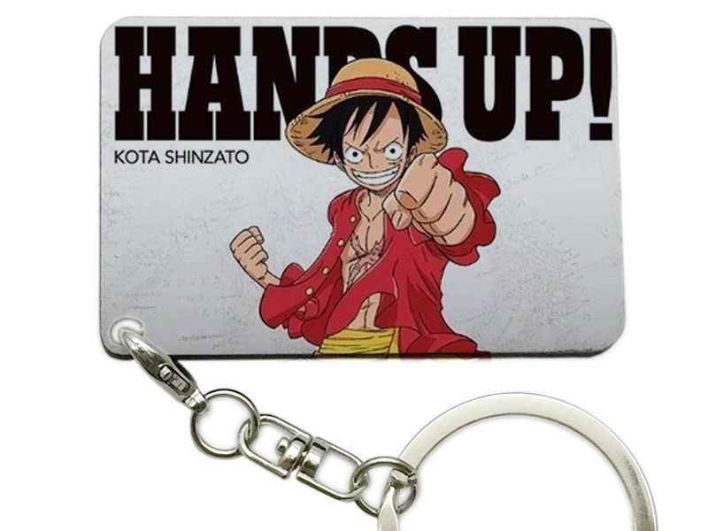 One Piece Anime Print Keychain Holder