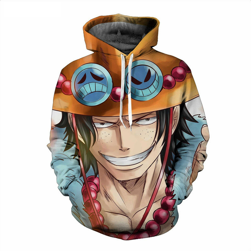 One Piece 3D Print Luffy Hoodie Sweatshirt | One piece Merchandise | Up ...