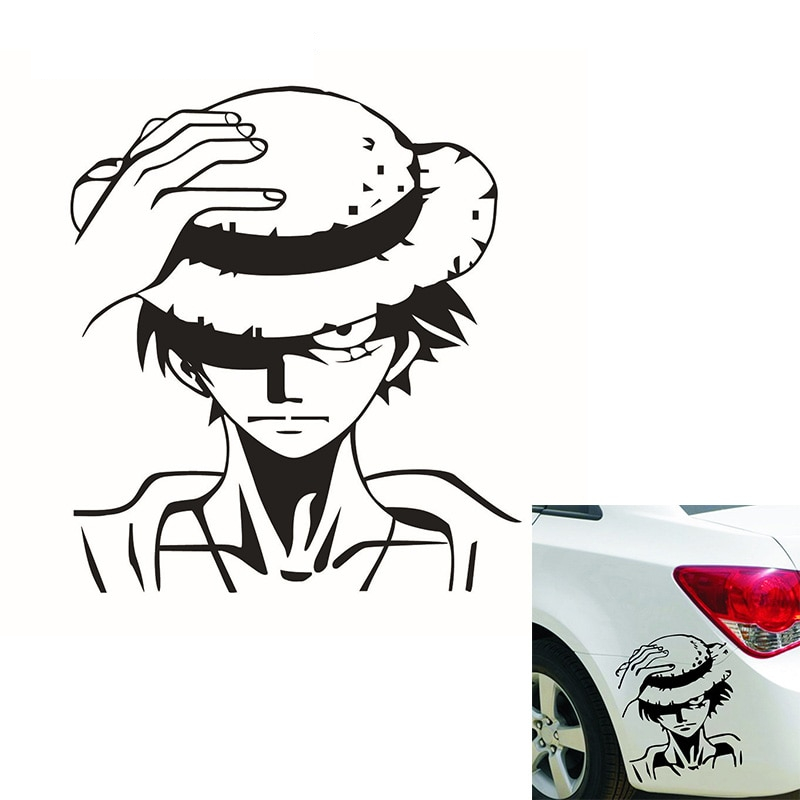 One Piece Monkey D Luffy Car Sticker One Piece Merchandise Free Shipping Worldwide