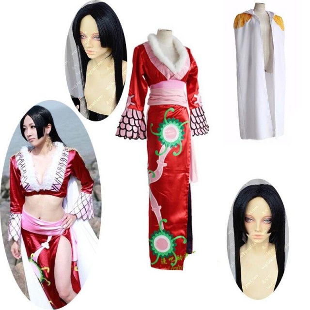 5PCS One Piece Boa Hancock cosplay costume Boa Hancock One Piece ...