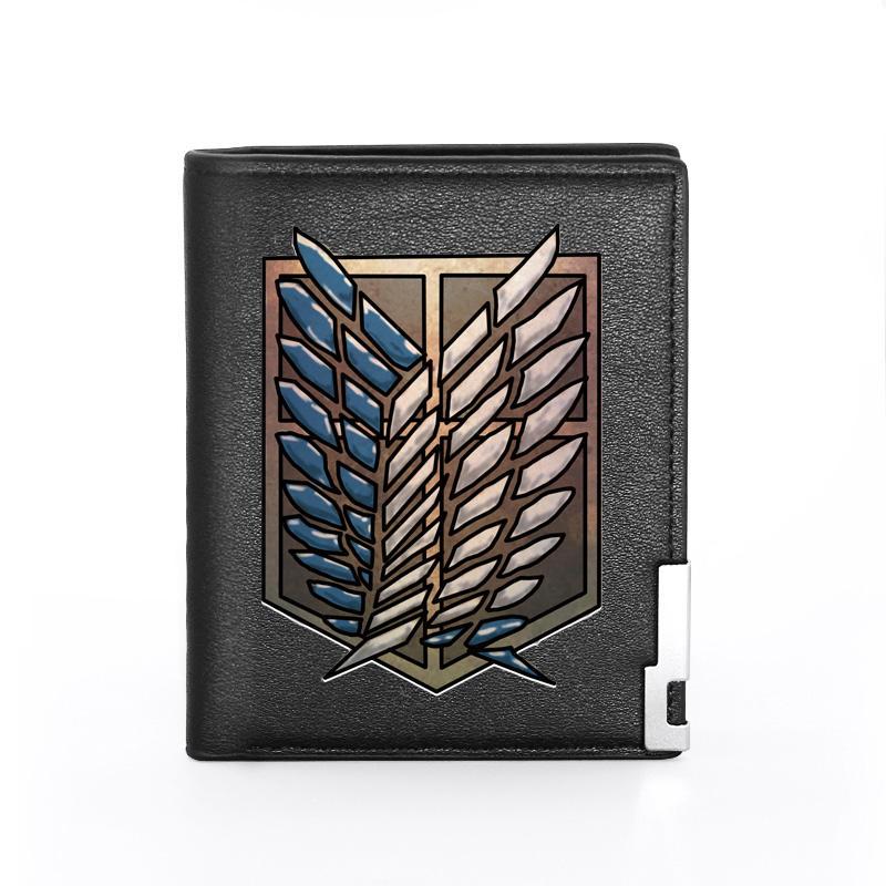Classic Attack on Titan Leather Short Wallet