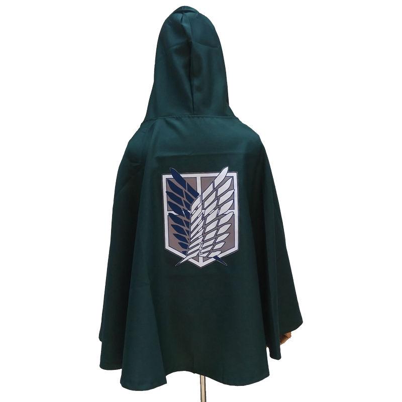 Anime Attack on Titan Wings of Liberty Cloak Cosplay Costume Long Cape