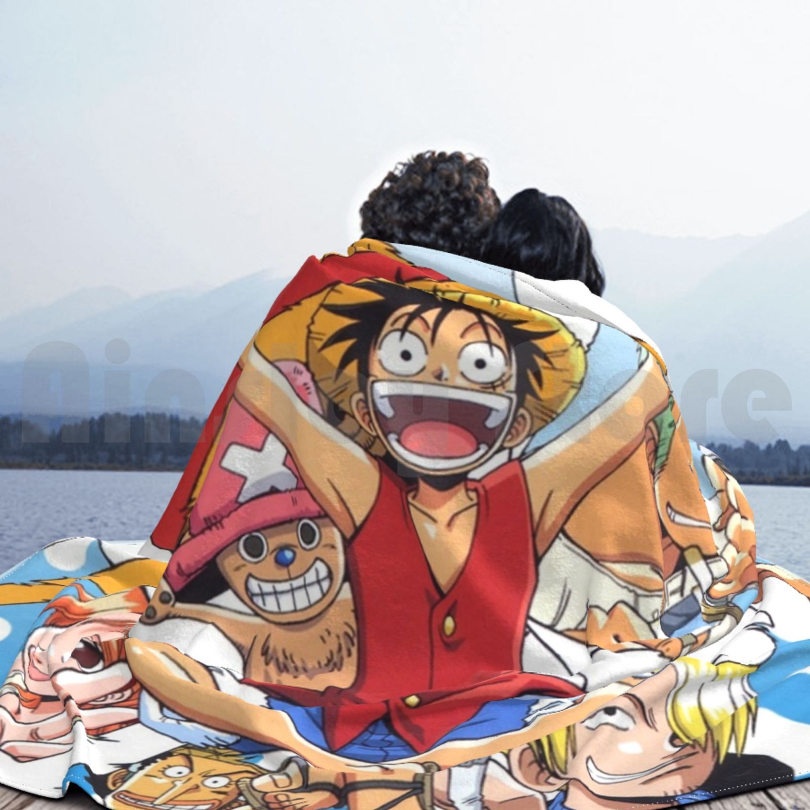 Telefoon Case Deken Super Zacht Warm Licht Dunne Luffy Pirates Manga Pirate Anime Shonen Nekketsu Aap