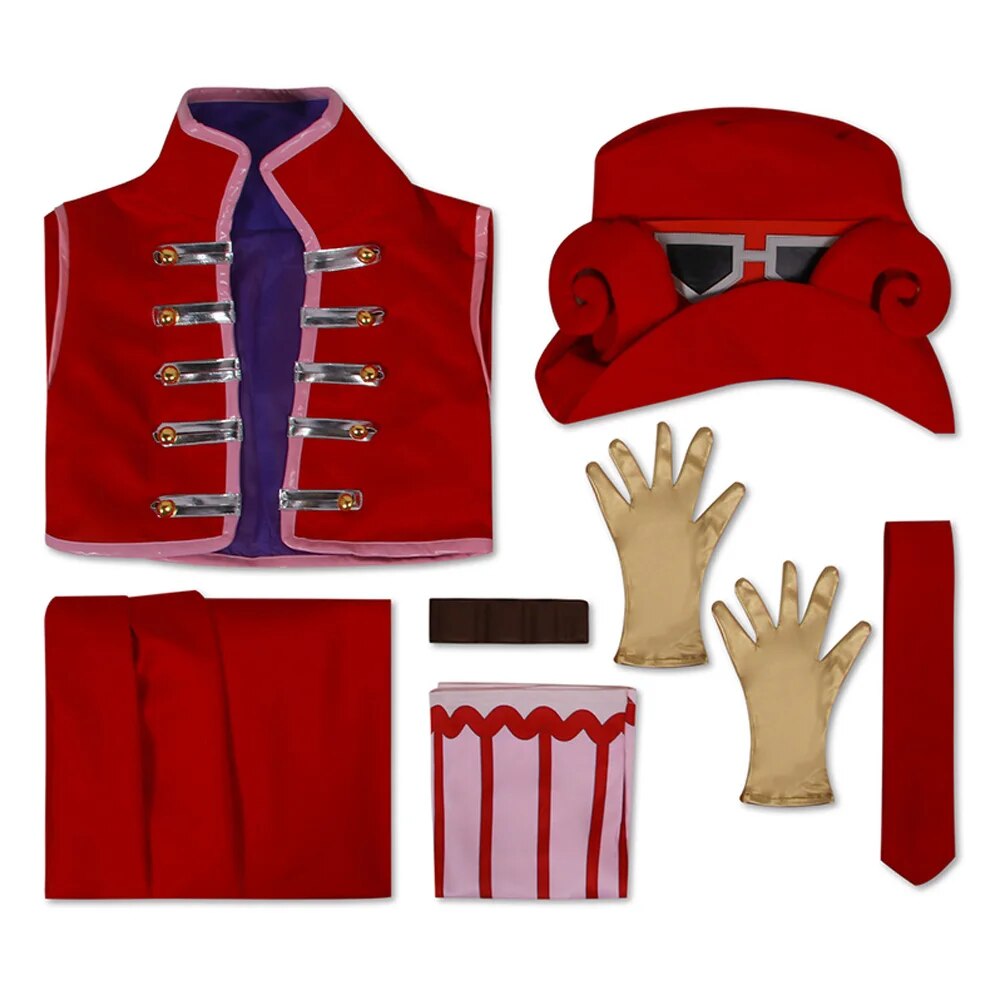 Anime One Piece Belo Betty Cosplay Costume Outfit Hat Full Set Custom Made for Adults and Kids