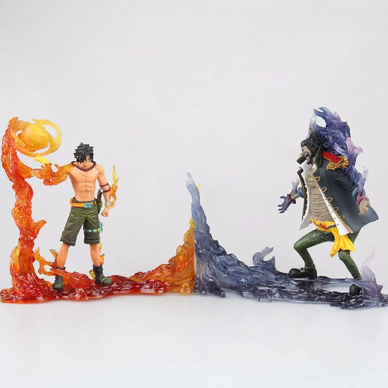 Portgas D Ace Fire VS Teach Blackbeard Marshall D. Teach Set 2pcs Set