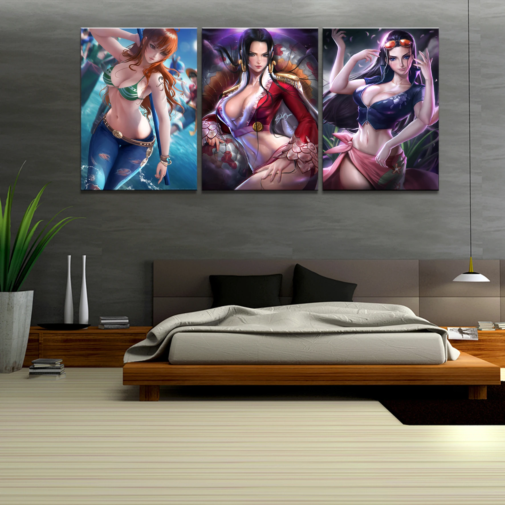 Boa Hancock Nami Sexy Art Silk Poster Print