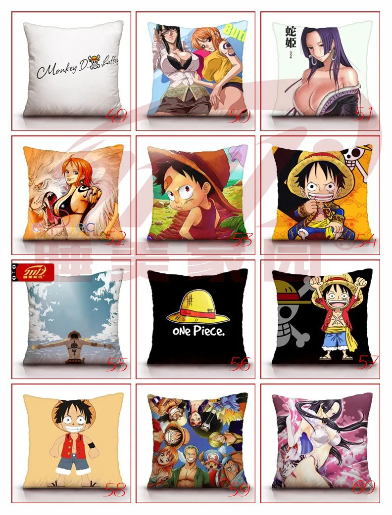 Luffy Robin Zoro Boa Hancock 40*60cm Pillow cover