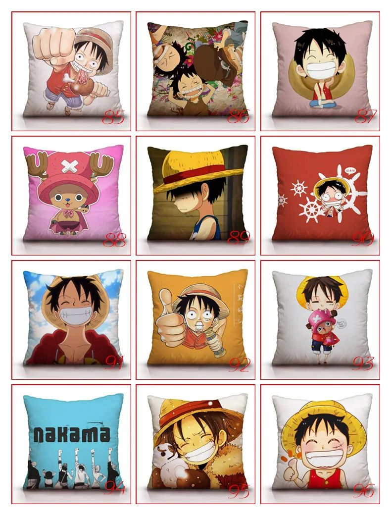 Luffy Robin Zoro Boa Hancock 40*60cm Pillow cover