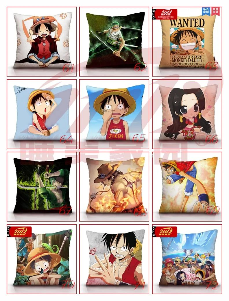 Luffy Robin Zoro Boa Hancock 40*60cm Pillow cover