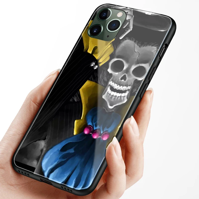 Soul King Brook Glass Case iPhone 6 6s 7 8 Plus X XR XS 11 12 mini Pro max