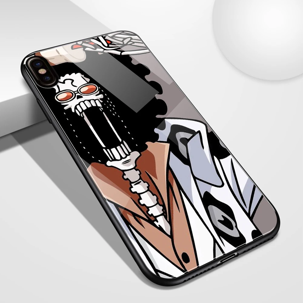 Harajuku Brook glass case for iphone x xr xs max 11 12 pro max 6 6s 7 8 plus se2020 diy cover