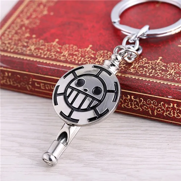 Trafalgar D Law Skull Metal Keychain