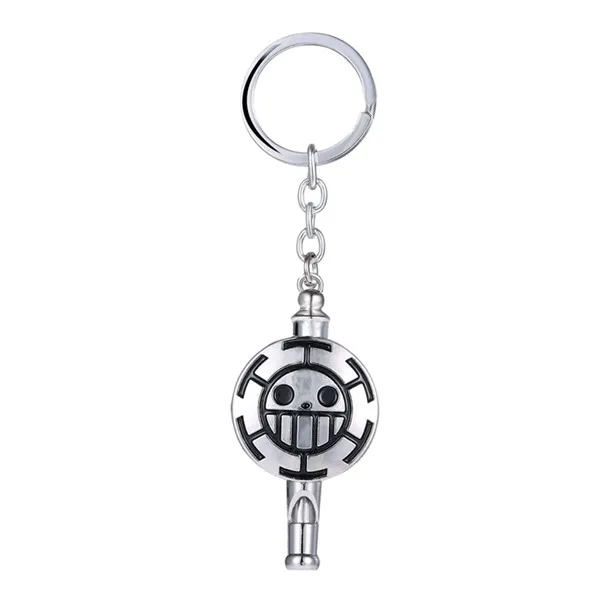 Trafalgar D Law Skull Metal Keychain