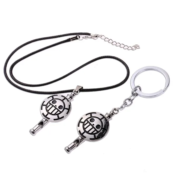 Trafalgar D Law Skull Metal Keychain