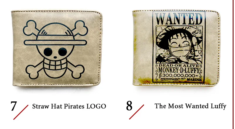 One Piece Luffy Chopper Roronoa Zoro Carteira Tony Chopper Thousand Sunny Wallet