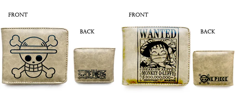 One Piece Luffy Chopper Roronoa Zoro Carteira Tony Chopper Thousand Sunny Wallet