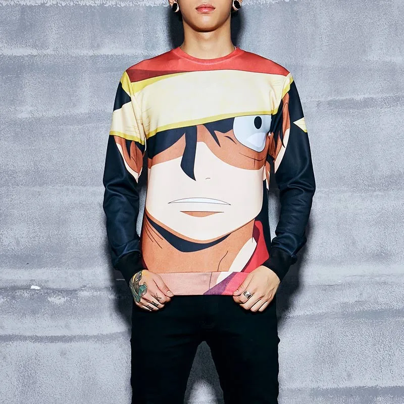 Monkey D Luffy Long sleeve Sweatshirt Pullover