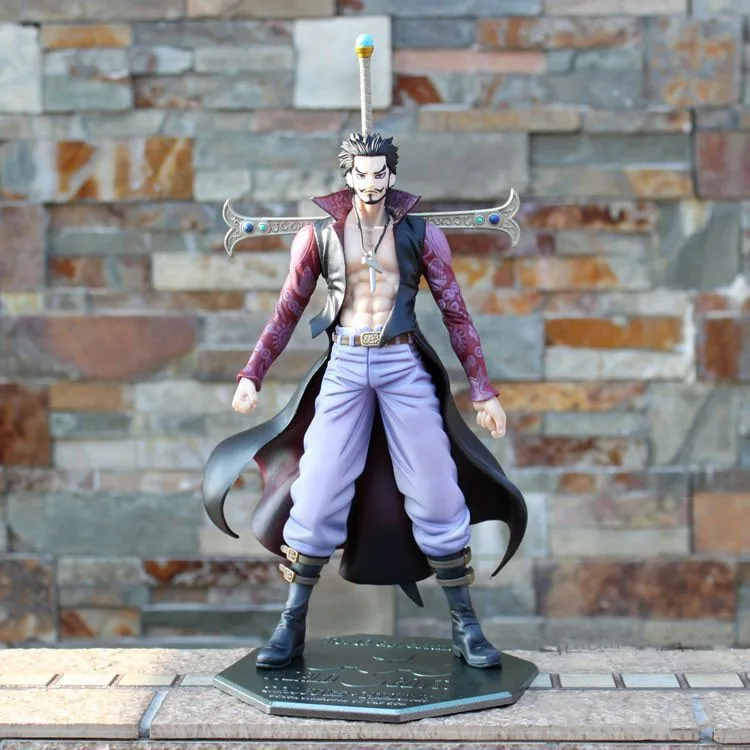 Dracule Juracule Mihawk DX Hawk Eye Shichibukai Action Figure 28 cm